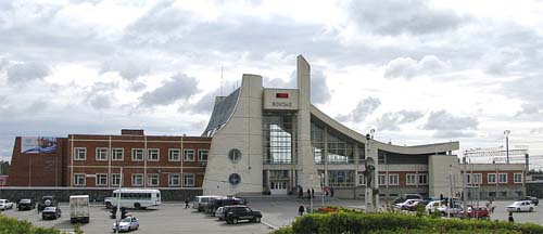 Железнодорожный вокзал в Северобайкальске