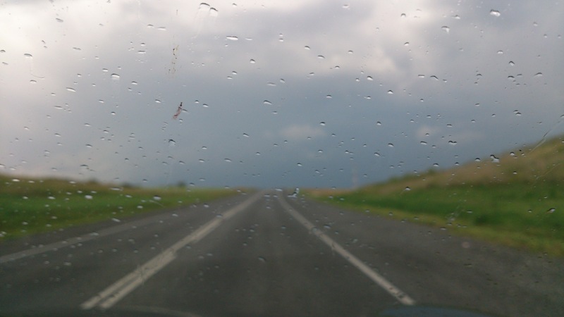 Дождь в дороге